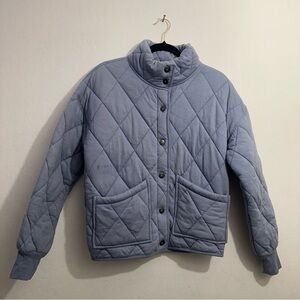 Wild Fable Light Blue Quilted Puffer Jacket